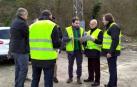 Visita al nuevo puente de acceso a Eguíllor y Beasoain