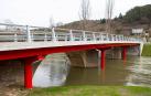 Un nuevo doble puente mejora la única vía de acceso a Eguíllor y Beasoain por carretera