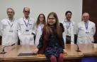 Una niña de 10 años, primera triple trasplantada de corazón, hígado y riñón