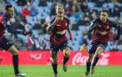 Chimy Ávila celebra el gol del empate contra el Celta en Balaídos.