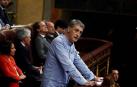 El diputado de Bildu Oskar Matute, en el estrado del Congreso.