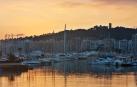 El Puerto de Palma, al atardecer.