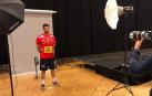 El navarro Iosu Goñi, este miércoles en Trondheim (Noruega) en la sesión fotográfica previa al comienzo del Europeo.