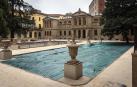 Las obras de los jardines del Palacio de Navarra, en San Ignacio, siguen sin concluir
