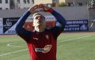 El Chimy Ávila celebra el segundo gol de Osasuna contra el Haro Deportivo.