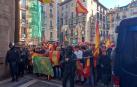 Participantes en la concentración de 'España Existe' en Pamplona