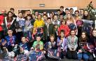 Foto de campeones de la primera prueba del Circuito Navarro de menores.