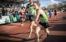 Relevo del Beste Iruña en el último campeonato navarro en Burlada.