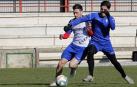 Kike Barja completa por primera vez el partidillo en un entrenamiento