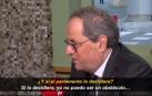 Torra dice que si el Parlament le desautoriza tras sentencia firme del Supremo, convocará elecciones