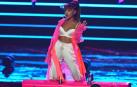 Ariana Grande durante un concierto.