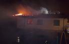 Un intoxicado por inhalación de humo en el incendio de una vivienda en Ilurdotz