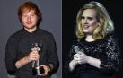 Adele y Ed Sheeran, los artistas de mayor éxito comercial en la última década