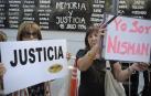 Protesta tras la muerte de Nisman en Buenos Aires en 2015.