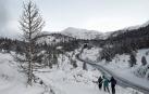 La nieve ha cubierto este domingo la zona de Larra-Belagoa.