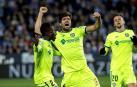 Leandro Cabrera celebra su gol ante el Leganés.