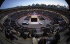 La plaza de toros acogió a miles de personas en e
