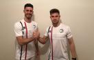 El día soñado para los futbolistas navarros Íñigo Zubiri e Iván Garrido