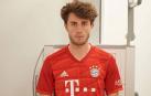 Odriozola, con la camiseta del Bayern de Múnich