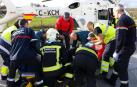 Herido grave tras sufrir un accidente laboral en Lakuntza