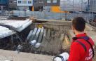 Cinco trabajadores heridos en un accidente en una obra en Ripagaina