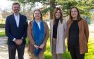 De izquierda a derecha, Pablo Pérez (GIHRE), María Beunza (Innovactoras), Inmaculada Alva (GIHRE) y MªCruz Díaz de Terán (GIHRE), integrantes del equipo de investigación.