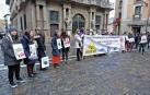Protesta en Pamplona contra las redes 5G