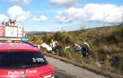 Lugar en el que se ha producido el accidente en Barásoain