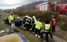 Se investiga si un vehículo iba en dirección contraria, en un accidente en la A-10