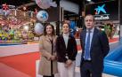 Ana Díez Fontana, Carla García-Tapia y Pablo Andoño Vidaurre, ayer, en las instalaciones de Refena.