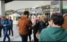 Vídeo del recibimiento a Iosu Goñi en el aeropuerto de Noáin