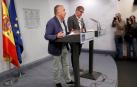 Los secretarios generales de UGT y CC.OO, Pepe Álvarez (i) y Unai Sordo.