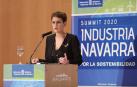 La presidenta María Chivite, en la apertura del Navarra Summit