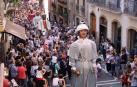 Todas las fotos de la salida de la Comparsa de Gigantes y Cabezudos en San Fermín Txikito.