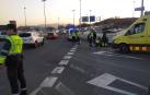 Herida leve una persona en una colisión frente al Decathlon de Berriozar