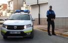 Juan Luis Pellejero Verdejo en el lugar en el que encontró inconsciente a la pequeña de 13 meses.