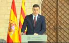 Pedro Sánchez: "Hay que retomar la senda de la política dejando atrás la judicialización del conflicto"