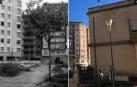 Antes y después de la calle Aoiz.