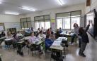 Alumnado del IES Benjamín de Tudela durante una jornada lectiva.