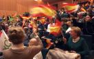 Asistentes al acto de Vox en Baluarte, Pamplona.