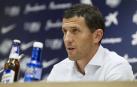 Javi Gracia, en su despedida del Málaga.