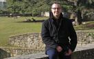 Domingo Alberto Martínez, este lunes, en el parque de La Taconera, de Pamplona.