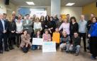 Socios y promotores de los nuevos proyectos de 2019 se fotografiaron con los responsables de ANEL y la directora gerente del SNE.