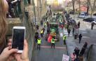 Vídeo | Encierro simulado con tractores en Pamplona (II)