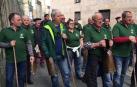Vídeo | Encierro simulado con tractores en Pamplona (III)