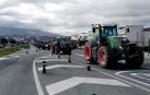 Vídeo | Entrada de tractores por Noáin para la protesta agraria