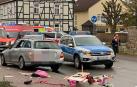 Imagen tras el atropello en Alemania.