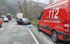 Un fallecido en la colisión entre un coche y un camión en la N-121-A a la altura de Bera