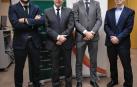 Participantes en la firma del convenio entre ANEL y Caja Rural