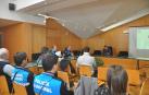 Un momento de la presentación este miércoles en Tafalla.